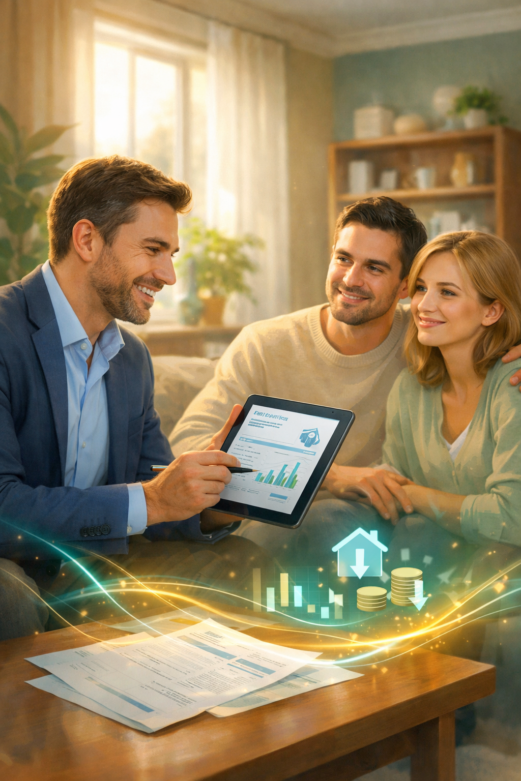 Técnico eléctrico revisando instalación para optimizar el consumo